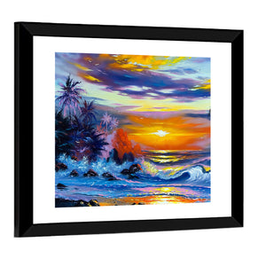 Sea Evening Artwork Wall Art