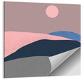 Minimal Mountain Dawn Wall Art