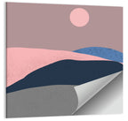 Minimal Mountain Dawn Wall Art