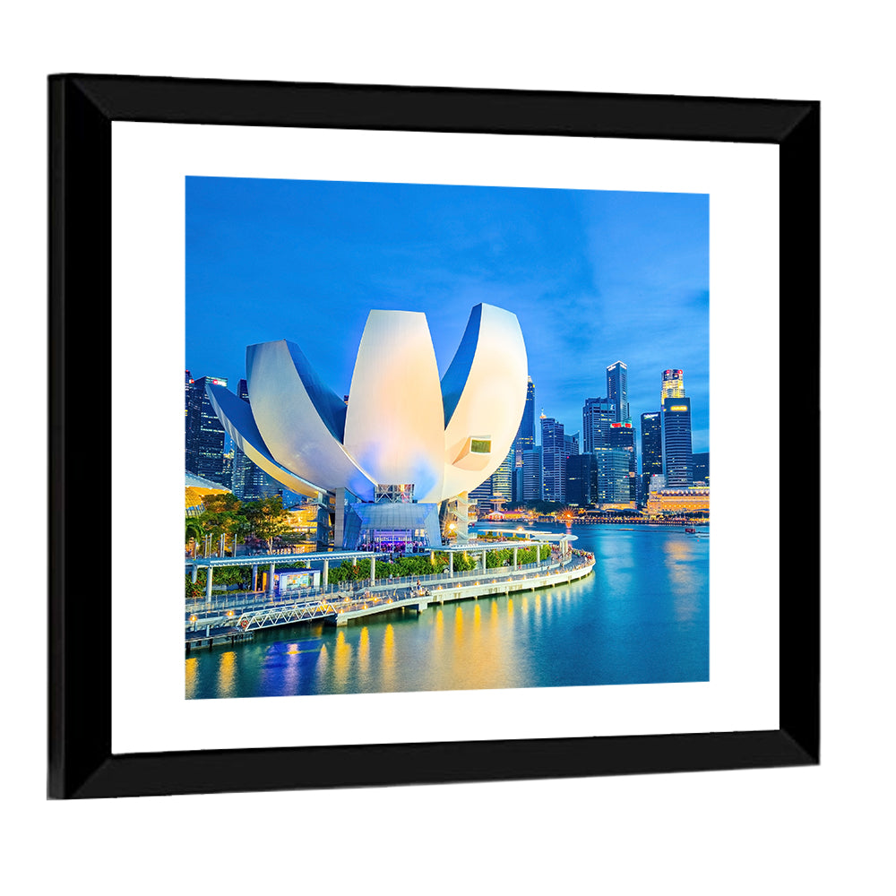 Marina Bay with Artscience Museum Wall Art