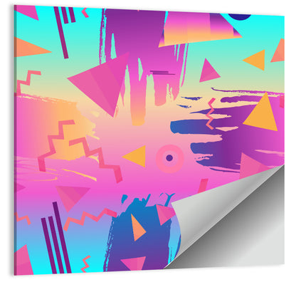 Retro Fashion Geometric Pattern Wall Art