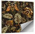 Vintage Ornamental Floral Pattern Wall Art