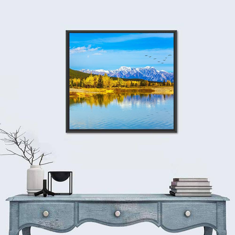 Abraham Lake Reflections Wall Art