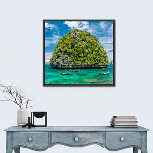 Rocky Island In Thailand Wall Art