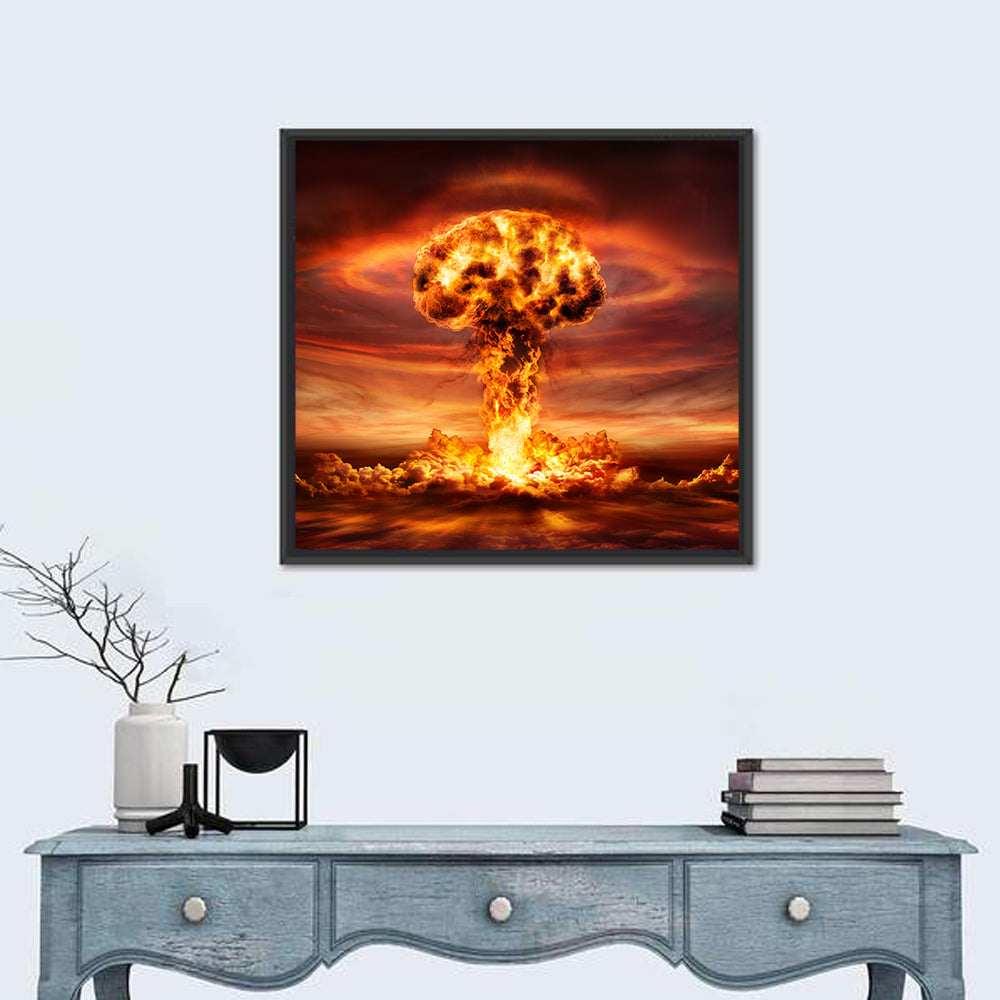 Nuclear Mushroom Cloud Wall Art