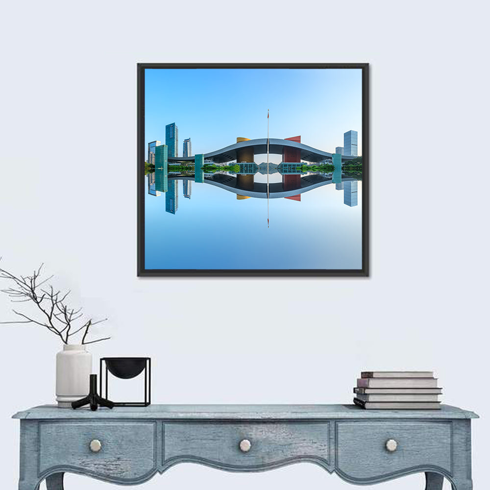 Shenzhen Civic Center at Sunrise Wall Art