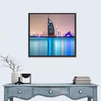 Dubai Night Skyline Wall Art