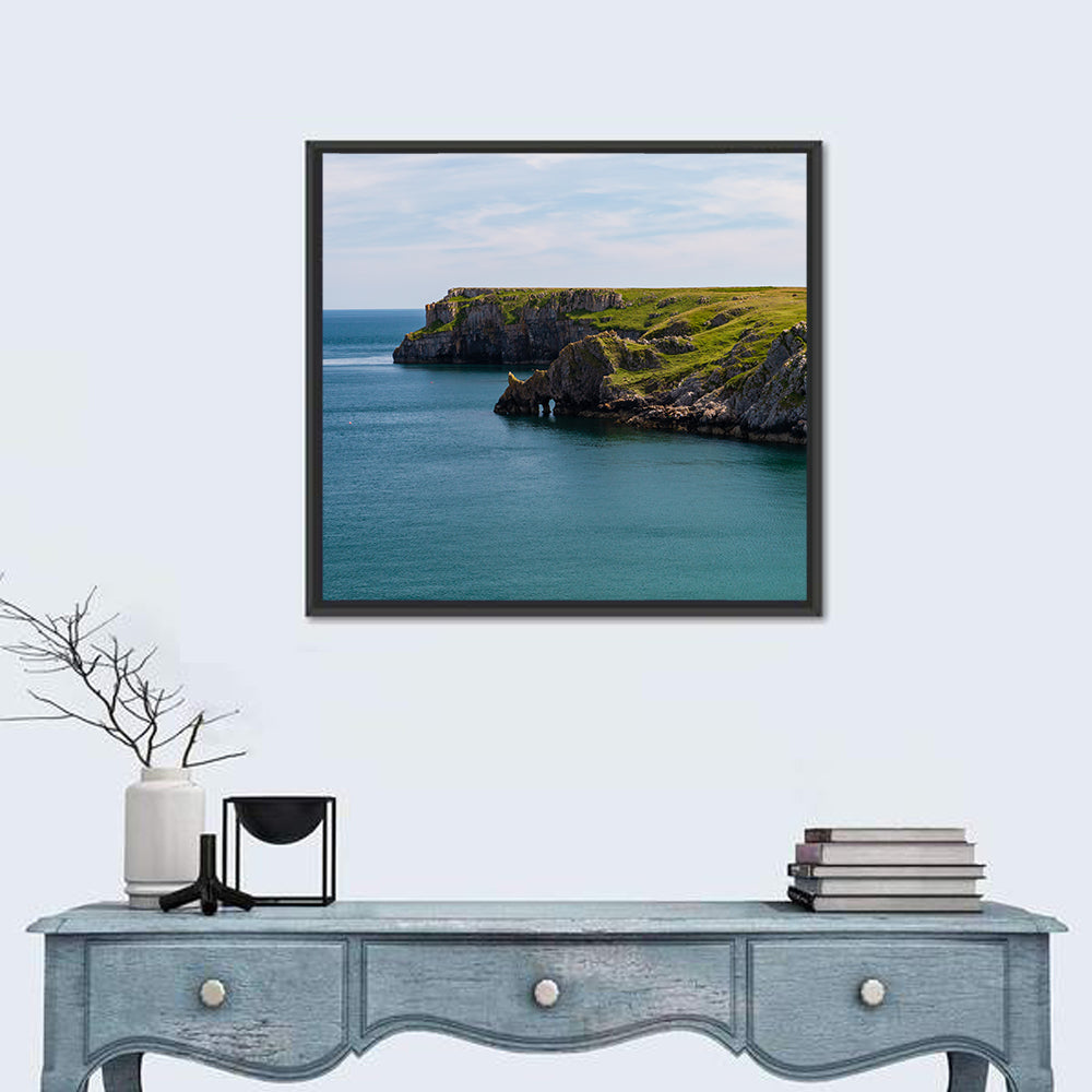 Barafundle Bay Clifftop and Sea Arch Wall Art