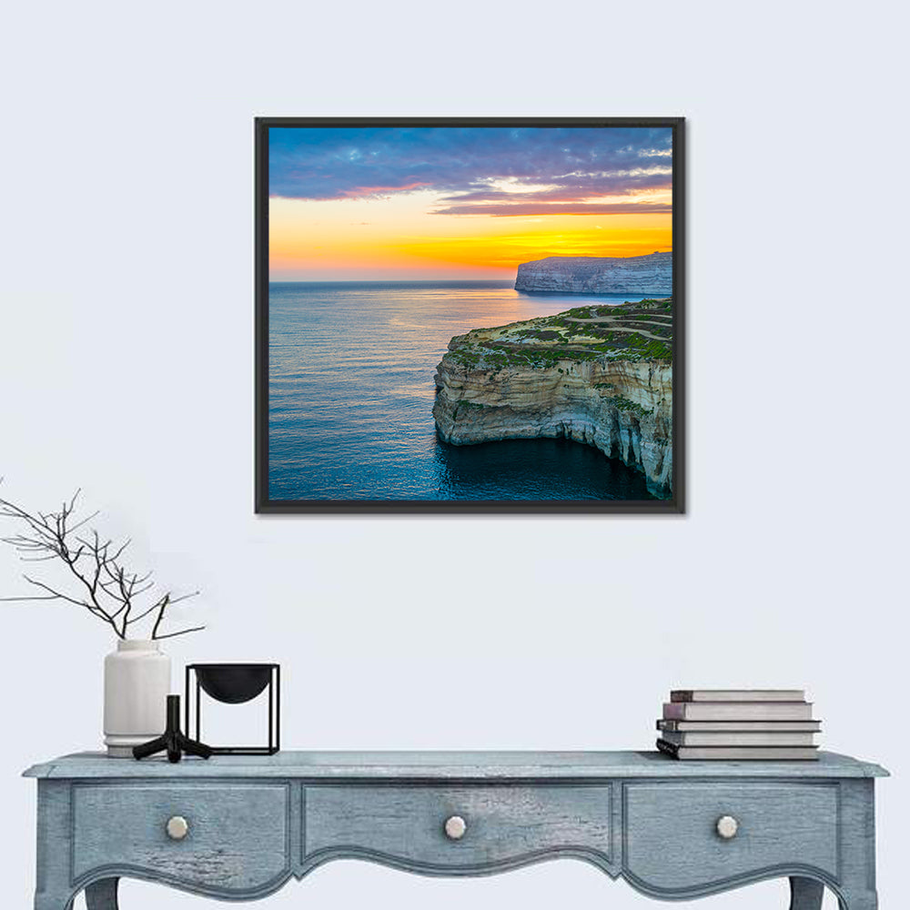 Dwejra Cliffs Sunset, San Lawrenz Wall Art