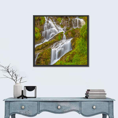 Tiered Waterfall in Val D'aosta Wall Art