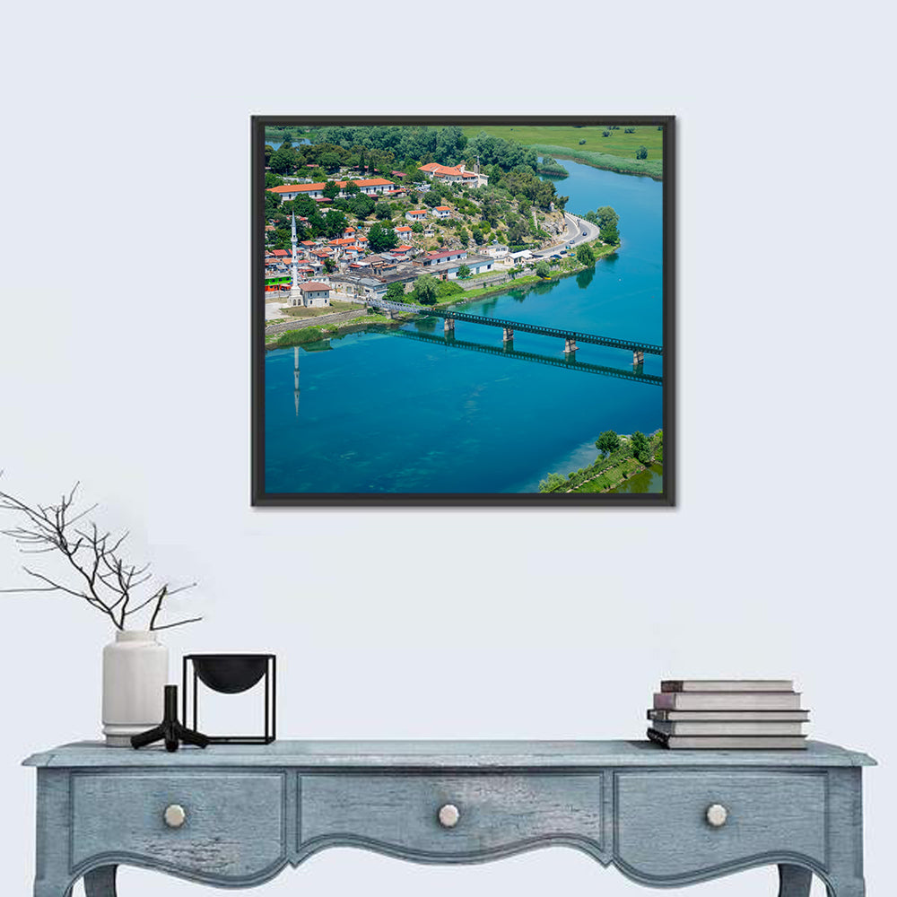 Rozafa Fortress Over Buna River Wall Art