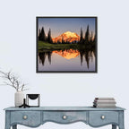 Mount Rainier at Tipsoo Lake Wall Art