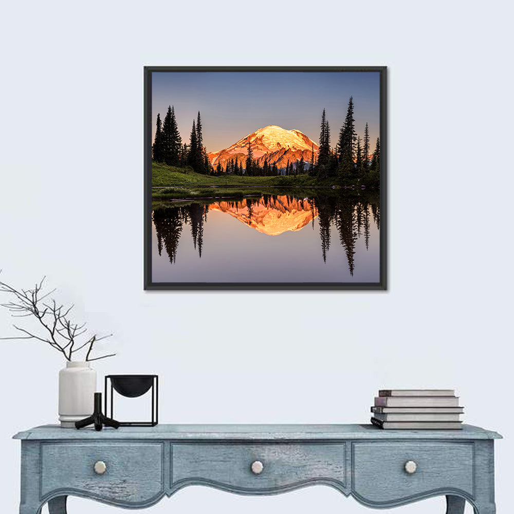 Mount Rainier at Tipsoo Lake Wall Art