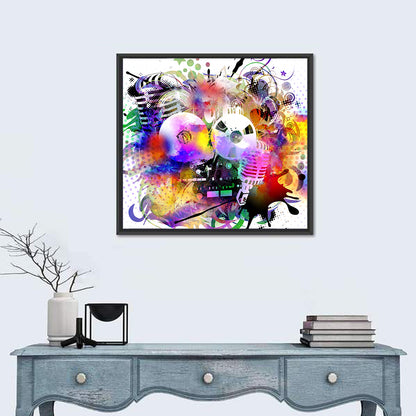 Glamour Music Artwork Wall Art