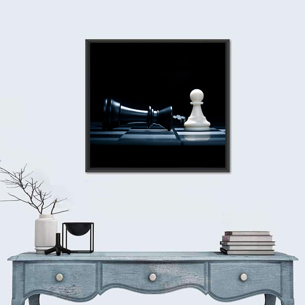 Pawn and Fallen King Wall Art