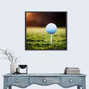 Golf Ball CloseUp Wall Art