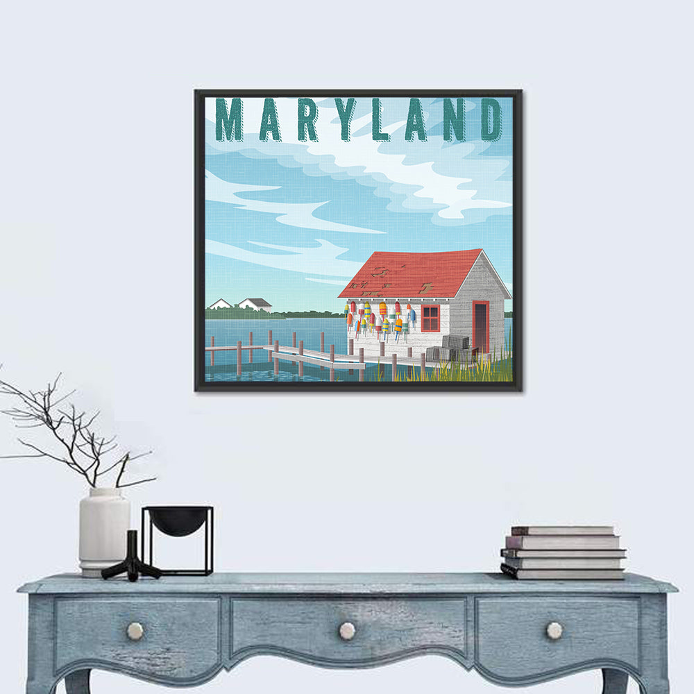 Maryland Harbor Scene Wall Art