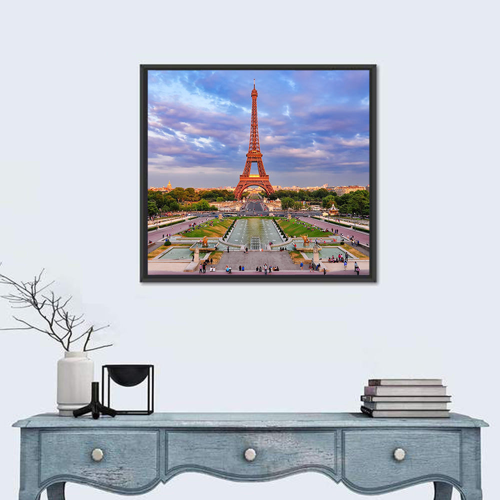Eiffel Tower at Golden Hour Wall Art
