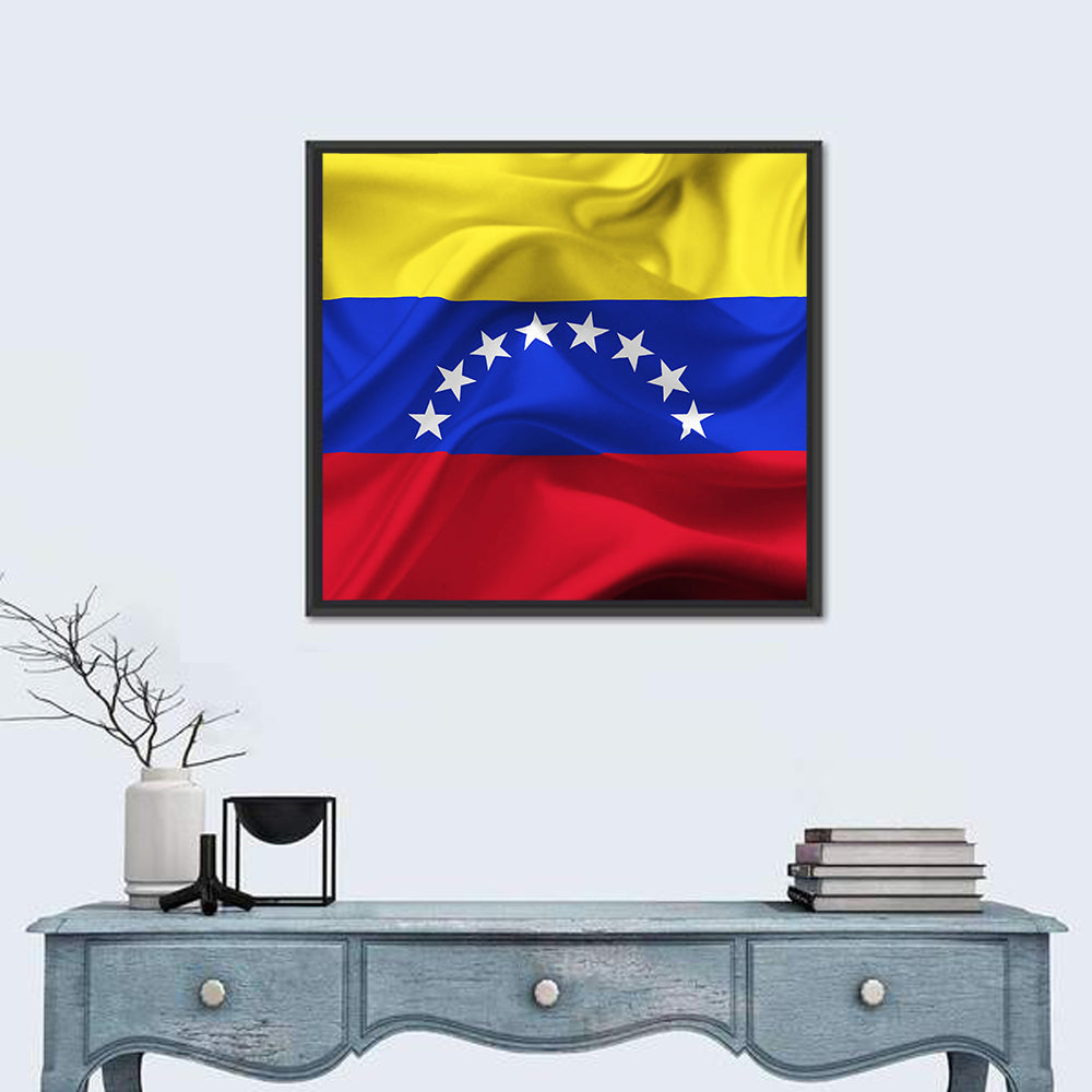 Venezuelan Flag with Stars Wall Art