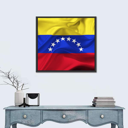 Venezuelan Flag with Stars Wall Art