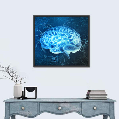 Neural Electrical Activity Wall Art