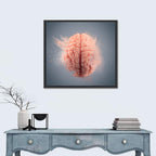 Anatomical Brain with Particles Wall Art