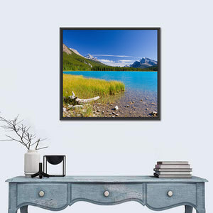 Lake In Jasper National Park Wall Art