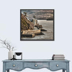 Barmouth Clock Tower Coastal View Wall Art