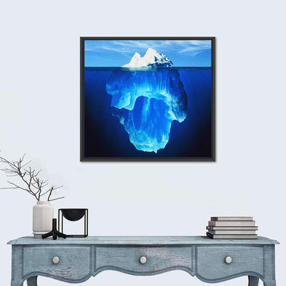 Split-level Melting Iceberg Wall Art