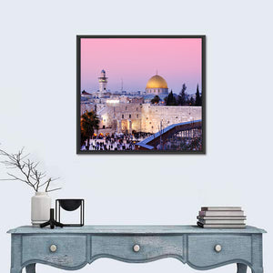 Dome Of The Rock & Western Wall Jerusalem Wall Art