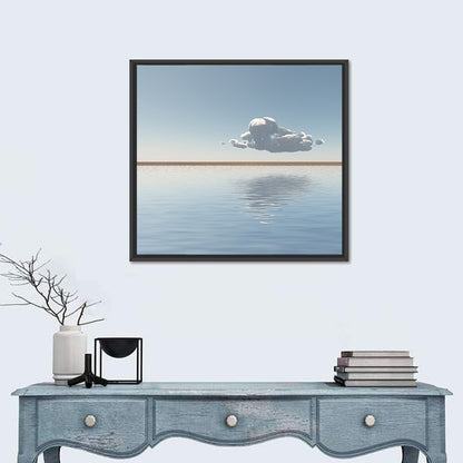 Single Cloud Reflection Wall Art