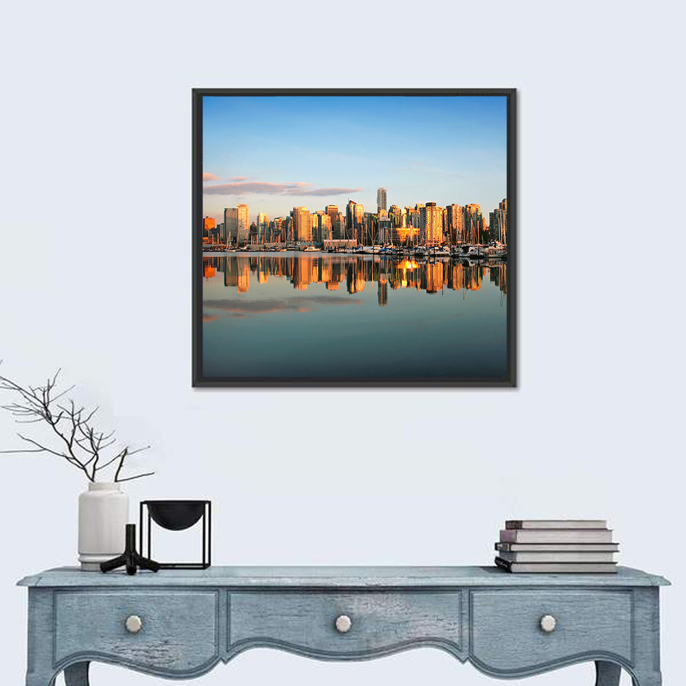 Vancouver Downtown Skyline Wall Art