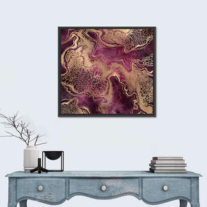 Artificial Marbled Surface Wall Art