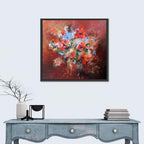 Impasto Poppy Bouquet Wall Art