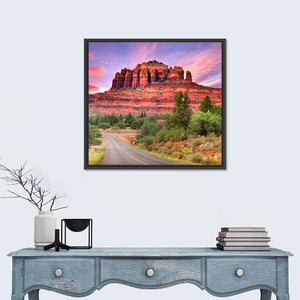 Scenic Drive Through Sedona Wall Art