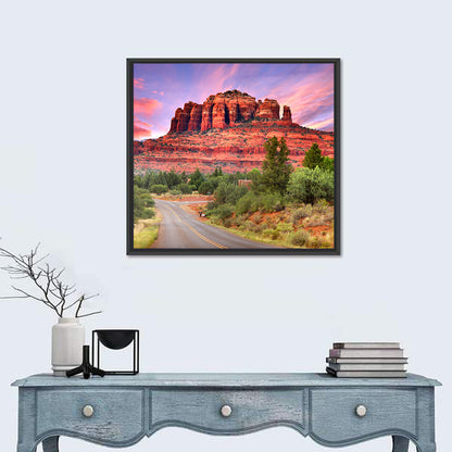 Drive Toward Cathedral Rock, Sedona Wall Art