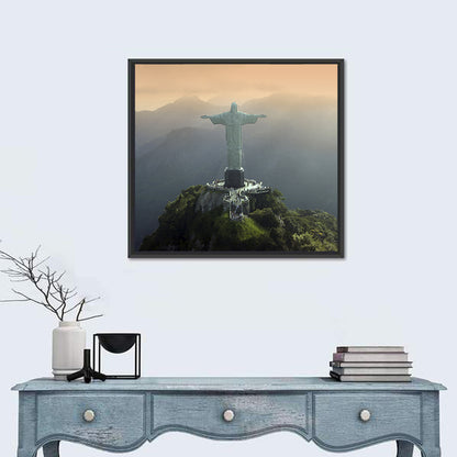 Christ the Redeemer at Golden Hour Wall Art