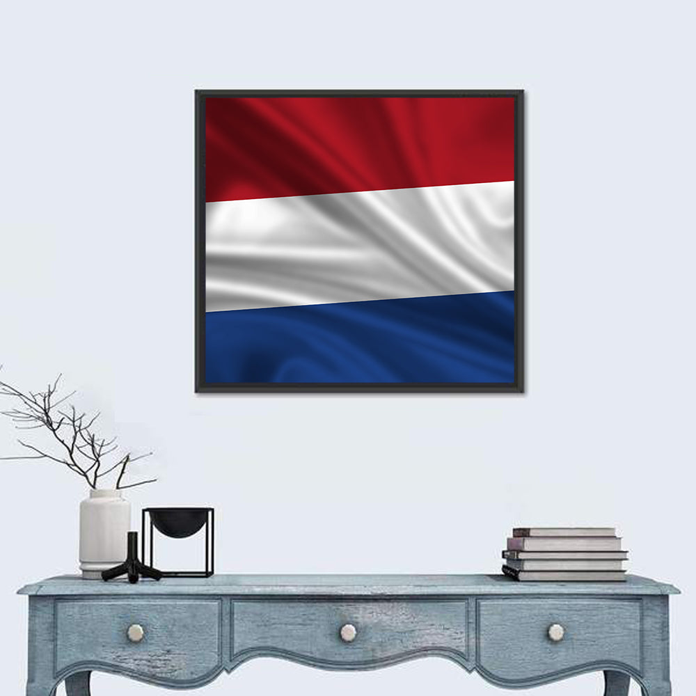 Dutch Tricolor Flag Wall Art
