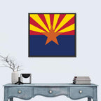 Arizona State Flag Graphic Wall Art