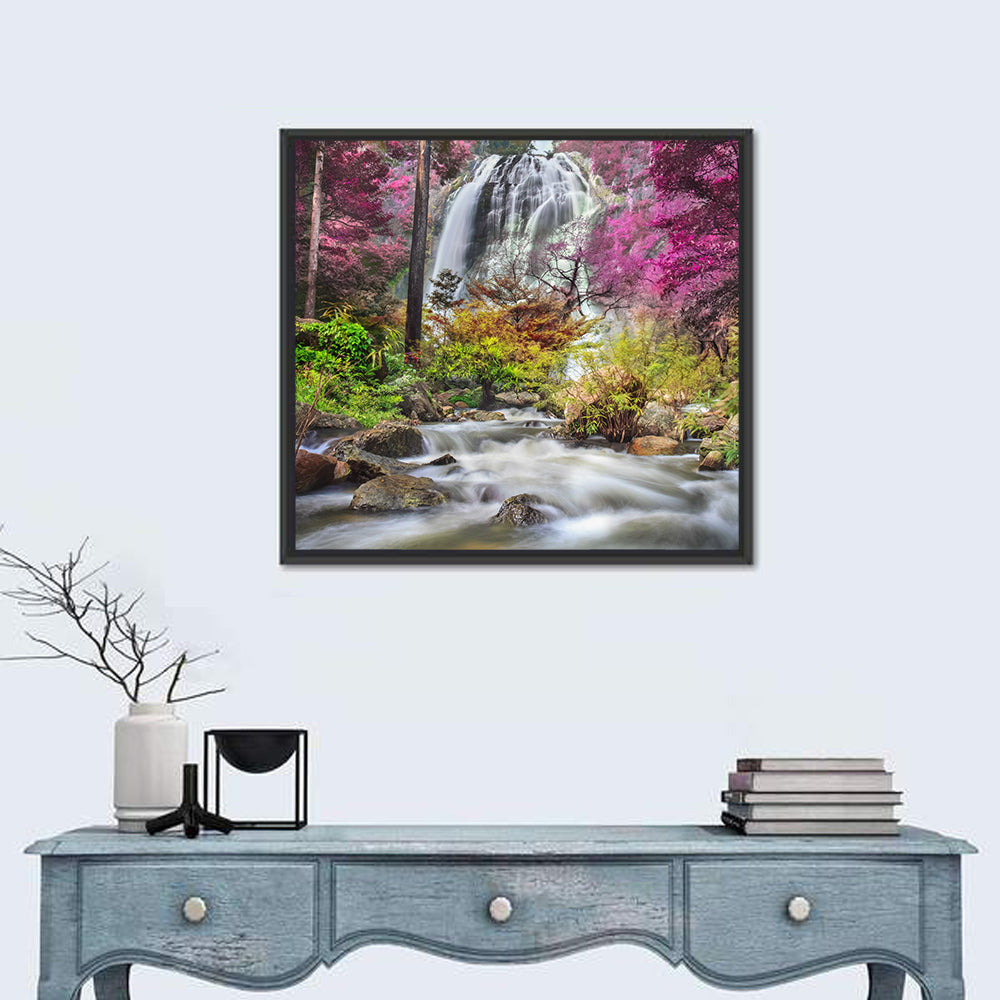Klonglan Forest Waterfall, Thailand Wall Art