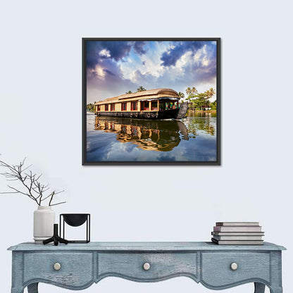Alleppey Houseboat, Kerala Backwaters Wall Art