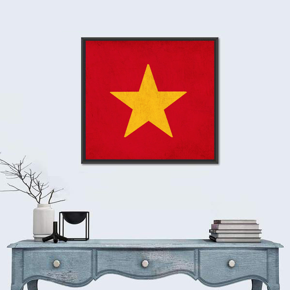 Vietnamese Flag Graphic Wall Art