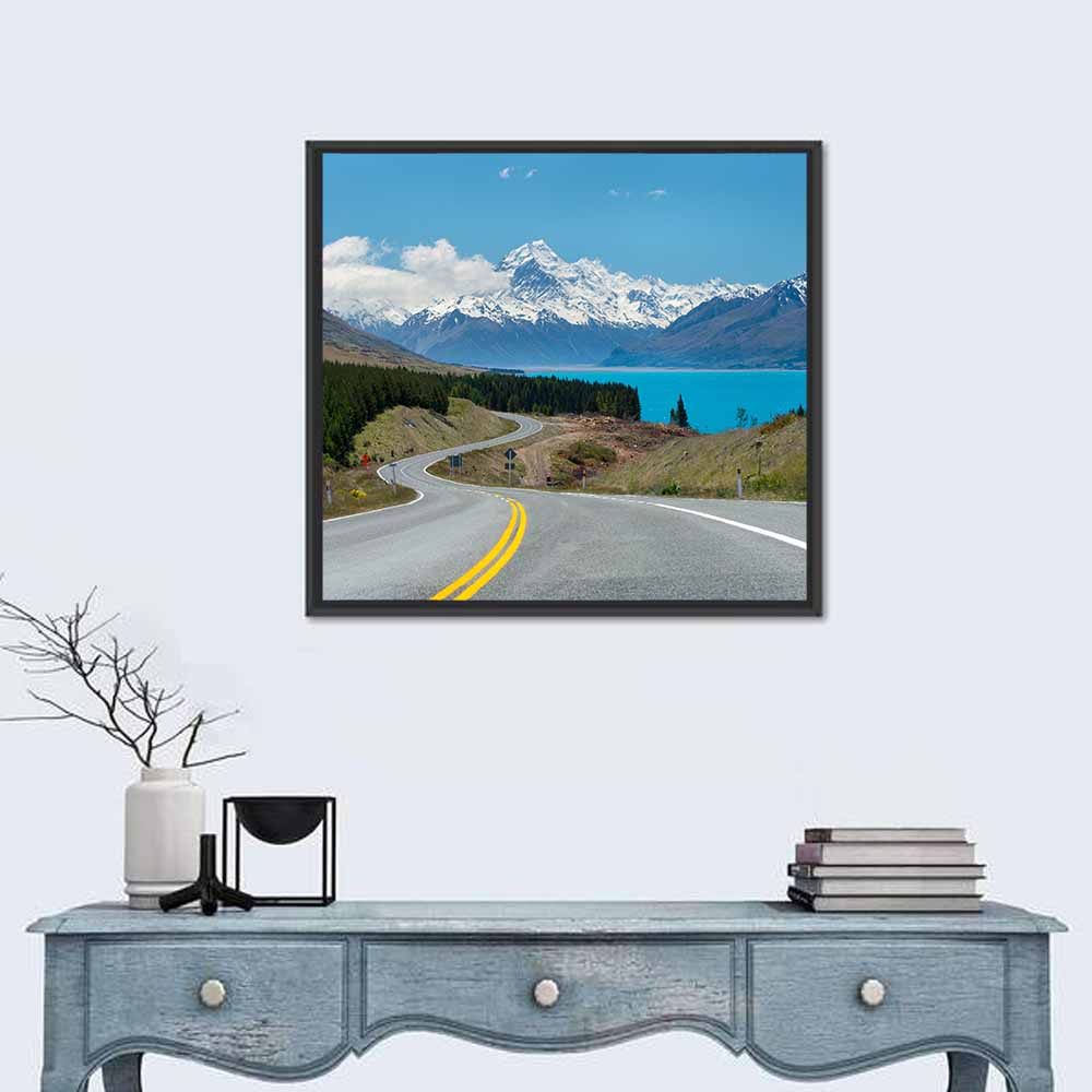 Road to Aoraki Mount Cook Wall Art