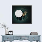 3d Palm Leaf Textured Composition Wall Art