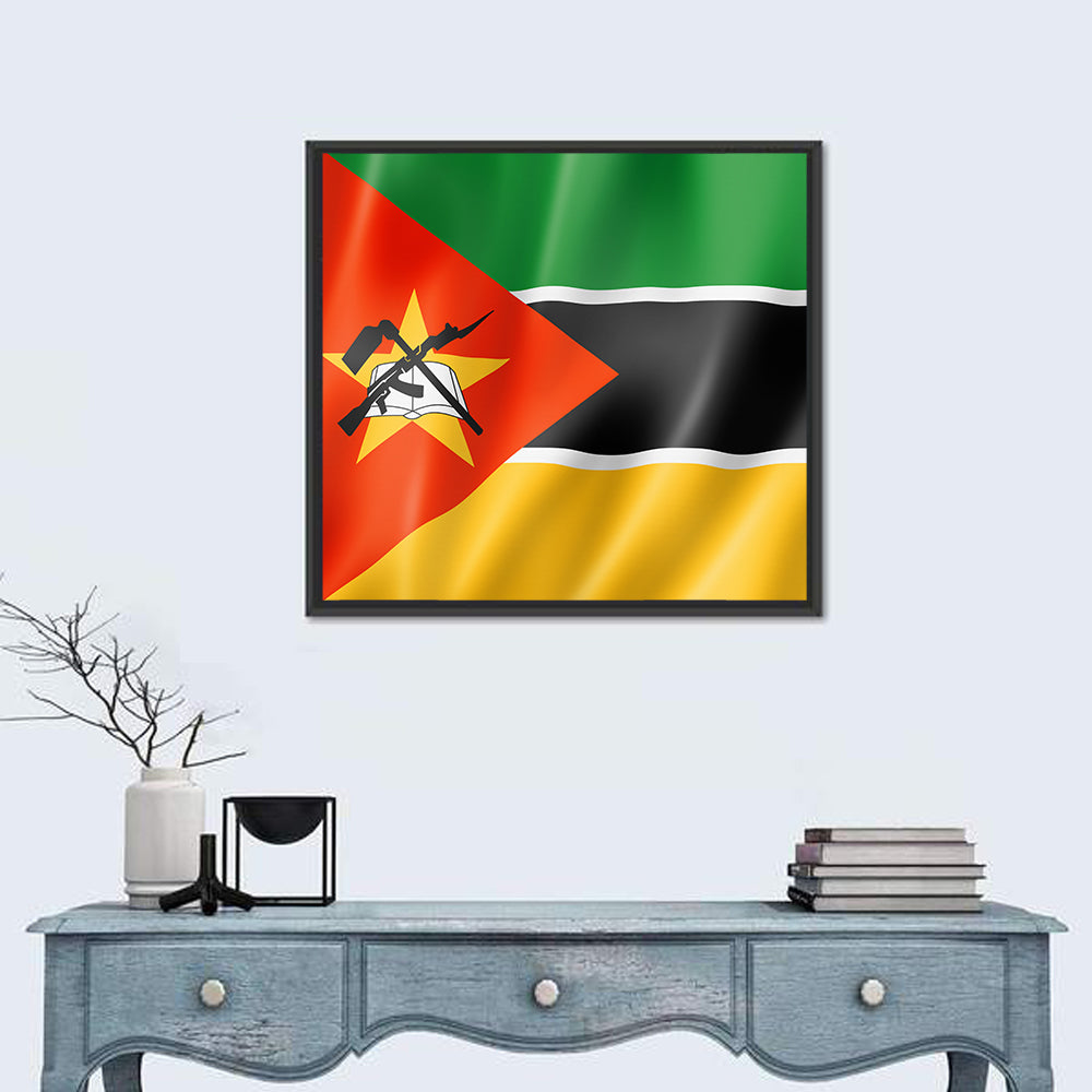 Flag Of Mozambique Wall Art