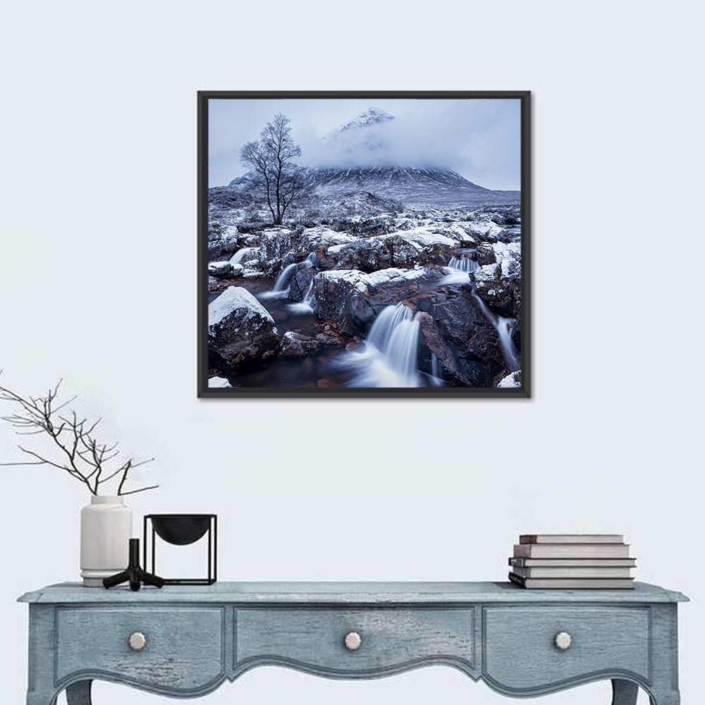 Buachaille Etive Mor Winter Mountain Wall Art