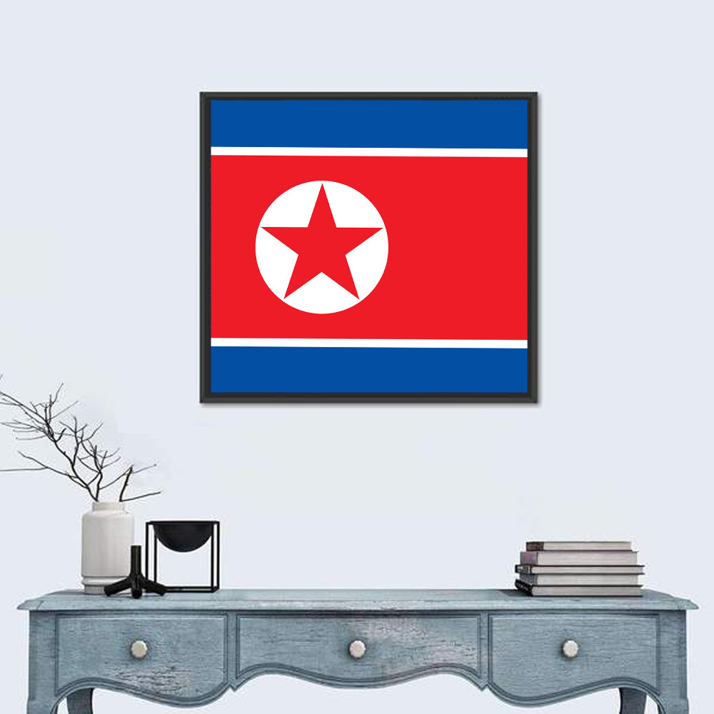 Flag Of North Korea Wall Art