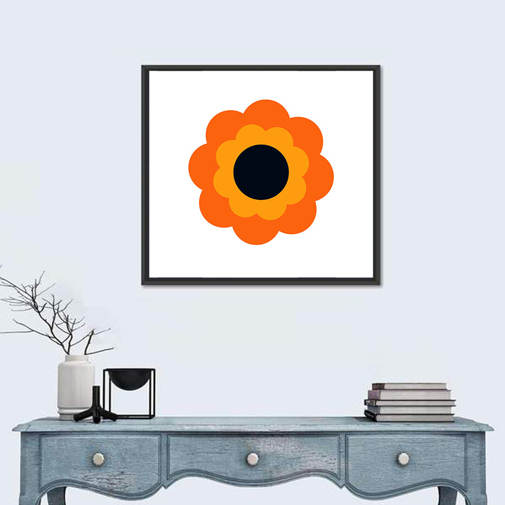 Geometric Sunflower Study Wall Art