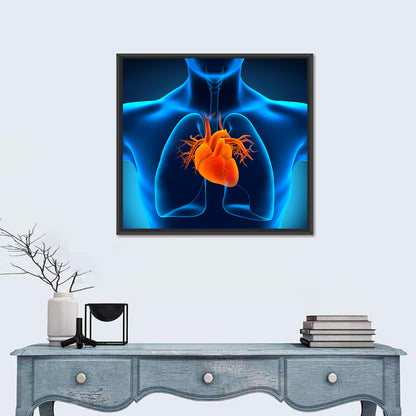 Human Heart Anatomy Wall Art