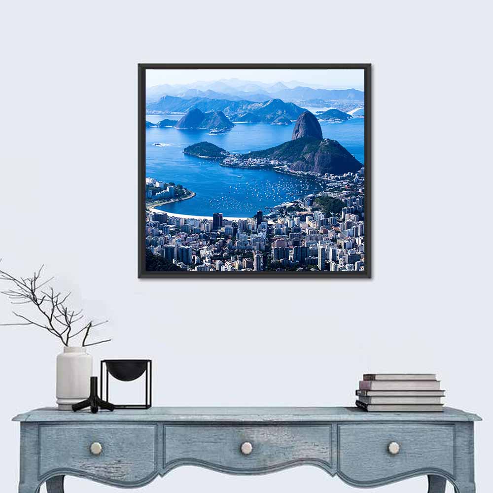 Sugarloaf Mountain and Botafogo Bay Wall Art